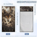 Horeset Wolf Car Seat Towel Cover – Soft & Quick-Dry Front Seat Protector, Multi-Functional for SUV Trucks Cars Sedan Van, Auto Interior Accessories - Image 9