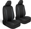 Motor Trend SpillGuard 2 Charcoal Gray Seat Covers for Cars & Seat Covers for Trucks - Neoprene Waterproof Car Seat Covers Front Seats Only - SUV Seat Covers Protector - Forros para Asientos de Carro by MotorTrend