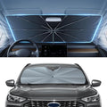Autorder Windshield Sun Shade Umbrella for 2015-2025 Ford Edge Accessories,Upgraded Ice Crystal Material,Easy Setup Umbrella Sunshade for Car Windshield,100% Sun Blocking by Autorder
