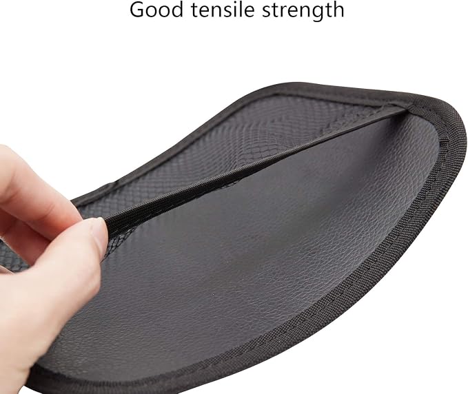 INNOLIFE Car Net Pocket Side Clutter Scattered Storage Phone Holder Strong Paste Organizer 8"x5.75"(1pcs L+1 pcs S) - Image 5