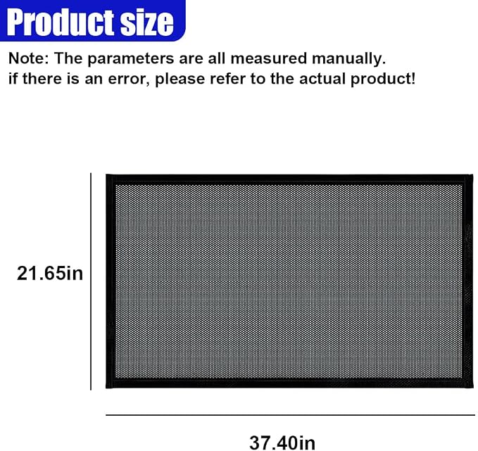 Magnetic Car Sunroof Sun Shade Breathable Mesh (37.4 × 21.7 in) | UV Protection Auto Moonroof Screen Cover, Universal Quick Install Vehicle Window Mesh Bug Net Accessory for Camping, Parking - Image 2