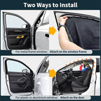 Magnetic Car Side Window Sunshade for Camper Vans Passenger Vans Front Window Shade for Driving Large Size Fit Benze Sprinter, Promaster Cargo Van, Ford Transit - Image 7