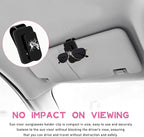 Ohleats Sunglasses Holder for Car Sun Visor, Statue of Liberty Metal Auto Eyeglass Hanger Clip, Multi-Function Ticket Card Clip Eyeglasses Mount, Car Accessories for Men Women (Black) - Image 4