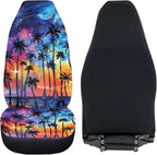 Sunset Palm Tree Car Seat Covers Front Seats Set of 2, Universal Protective Car Seat Cover Breathable&Washable Automotive Vehicle Cushion Cover, Fit for Cars, Trucks, and SUV - Image 5