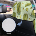 SEANATIVE Funny Pickles Print Ultra-Breathable Car Seat Towel Cover Sweatproof Automotive Towel - Fast Drying Sweat Towels for Workout, Running & Outdoor Adventures - Image 6