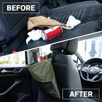 GNEGNI 2PCS Hanging Car Garbage Can - Waterproof Leakproof Trash Bag | Car Trash Can with Durable Leakproof Lining, Keeps Vehicle Clean and Neat - Image 6