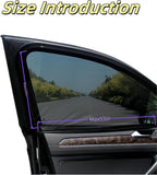 2 Pack Breathable Mesh Car Window Sun Shade Cover, 22.8"*24" | Car Window Screens, UV Protection Sunshade, Mosquito Net Curtain, Protect Privacy for Pets/Family - Image 2