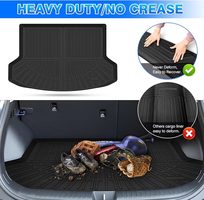 Seltos Cargo mat - Trunk Mat for Kia Seltos 2021-2026 | All Weather Trunk Mat for Seltos Accessories, Heavy Duty Rubber Mats, Car Accessories - Image 5