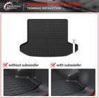 Cargo Mat & Backrest Mats for 2023 2024 2025 2026 KIA Sportage | Non-Plug-in Hybrid, Not for Driver Side Speaker Grille, Cargo Mat TPE Back Seat Cover Protector 2025 Sportage Accessories - Image 7