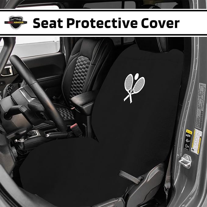 Seat Armour (SA100TRCQB) Black 'Tennis Racquet' Seat Protector - Image 2