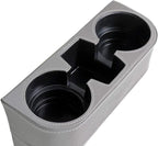 Car Seat Gap Filler Organizer with Cup Holder, Gray - Image 3