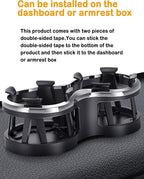 Car Cup Holder Expander with Adjustable Base Fits Mugs & Ashtray | Fit Bottle within 2.7”|With Expandable Base|2 in 1 Cup Holder Adapter| for Car with Expandable Insert - Image 5