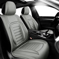 Fit Sienna Car Seat Covers for Toyota Sienna 2007-2025 2026 -Premium Leather, Waterproof，Breathable，All-Weather Seat Cushion Protecto & Airbag Compatible, 2 Front Seat Gray by Unknown