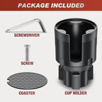 Frokom Cup Holder Expander for Car,Upgraded Car Cup Holder Expander Adapter with Offset Adjustable Base, Fit Most Large Bottles and Mugs-Yeti Ramblers 14/24/36/46oz, Hydro Flasks 32/40oz - Image 9