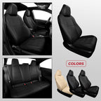 FREESOO Custom Leather Seat Covers for Toyota Corolla SE 2020-2026 | XSE 2023-2025, FX 2025, Sedan, Full Set, Airbag Compatible, Scratch-resistant, Waterproof, Durable Material, Easy-clean - Image 7