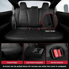 FREESOO Custom Leather Seat Covers for Toyota Corolla SE 2020-2026 | XSE 2023-2025, FX 2025, Sedan, Full Set, Airbag Compatible, Scratch-resistant, Waterproof, Durable Material, Easy-clean - Image 4