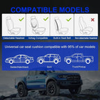 2 Pack Gray Ventilated Cooling Car Seat Covers for Summer | 3D Air Mesh, PU Leather, Breathable, with Storage pocket, Non-slip, Universal Fit for Car Truck SUV, Easy to Install - Image 8