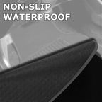 VaygWay Carpet Floor Mat for Car – Premium Quality 4 Piece Heavy Duty Set – Automotive Universal Fit Floor Mats for Cars, SUV, Truck w/Safety Heel Pad –Classic Black All Weather Rugs - Image 3