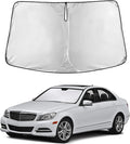 EcoNour Windshield Sunshade Compatible for Mercedes Benz C Class 2008-2014 | Sun Visor for Front Windshield & Window Sun Shade Cover, UV Heat Blocker & Protector, Car Accessories by EcoNour