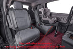 Car Seat Covers Custom Fit for 2021-2026 Toyota Sienna LE,XLE (8-Seater) Van,2nd Row Bench w/Removable Middle Seat,Breathable UV-Resistant Polyester Seat Protector (Full Set,Gray) - Image 7