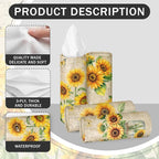 Arttown Car Tissue Holder for Cup Holder Floral Facial Tissues 12 Pack | Bulk 3-Ply,Refillable Marble Print Cylinder Tissue Boxes,Fit Car Home Office School (600 Sheets Total,50 Sheets Each) - Image 6