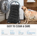 Dog Bed for Car Back Seat, Non-Slip Backseat Pet Mat XL, 59”X27.5” | Soft Blanket for Travel, Plaid Flannel, Quilted PP Cotton Filling, Non-Slip Backing, Machine Washable, Fit Backseat Extenders - Image 6