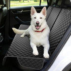 Dog Car Seat Cover for Back Seat, 60/40 Split with Armrest Access | 52" Wide • Water-Resistant Oxford • Non-Slip Backing • Black • Family Cars, Compact SUVs & Compact MPVs - Image 8