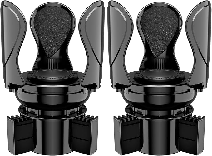 Car Cup Holder Expander, Cup Holder Extender Adapter with Expandable Arm and Adjustable Base, Compatible with Yeti Ramblers, Hydro Flasks, Stanley, Owala Most Coffee Mugs Bottles & Cups (CUP-2pack) by Zeyitian