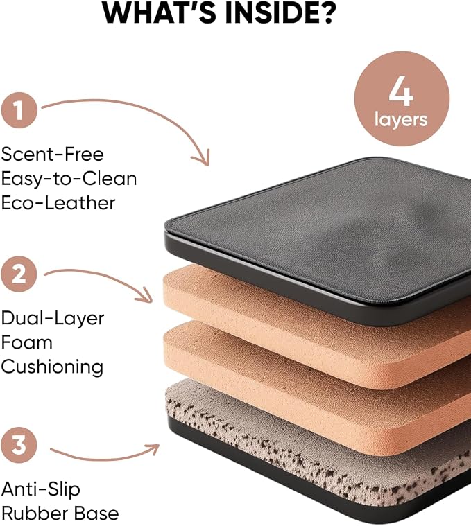 Kick Mat Back Seat Protector - Car Back Seat Cover for Kids Feet - Waterproof & Sturdy Protector for Upholstery from Dirt, Mud, Scratches and Stain (Gray) - Image 7
