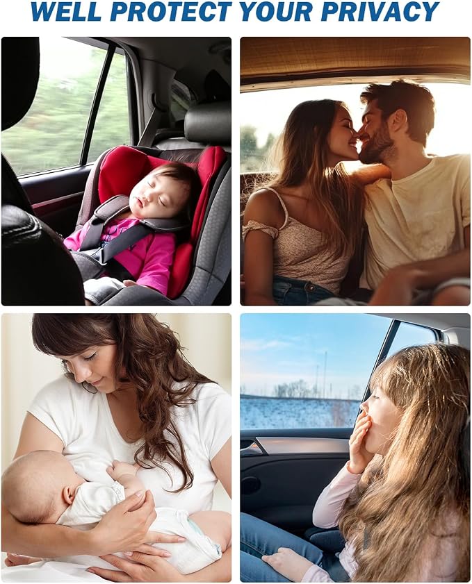 JOYTUTUS Car Privacy Curtain Divider Shade Compatible with 2018-2026 Wrangler JL & Gladiator JT, 99% Opaque Version for Baby Sleeping Travel Camping Nap, Set of 2 Rear Divider Curtain - Image 7