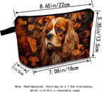 Cavalier King Charles Spaniel Makeup Bag for Women Travel Cosmetic Organizer Bag Teacher Appreciation Gifts Small Zipper Toiletry Bag - Image 2
