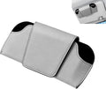 Sunglasses Holder for Car Sun Visor, Leather Car Sunglasses Holder, Auto Visor Accessories Eyeglasses Holder Glasses Storage Case, Universal for Most Cars (Gray) by Unknown