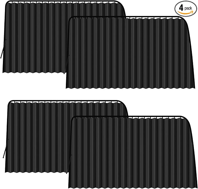 XCBYT Magnetic Car Window Curtains for Side Window, 100% Blackout Privacy | Blocks 99% UV to keep your car cool. Ideal for naps, camping, or private work breaks, Fits steel frames only by XCBYT