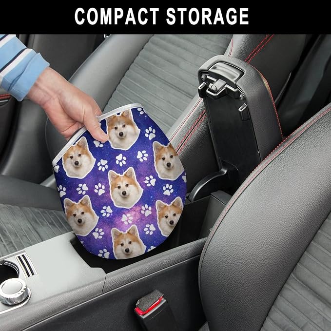 Custom Car Windshield Sunshade, 59''x28.5'' Personalized Sun Visor with Photo Text, Foldable Durable Shade Storage Pouch for Sedans SUV Trucks - Image 5