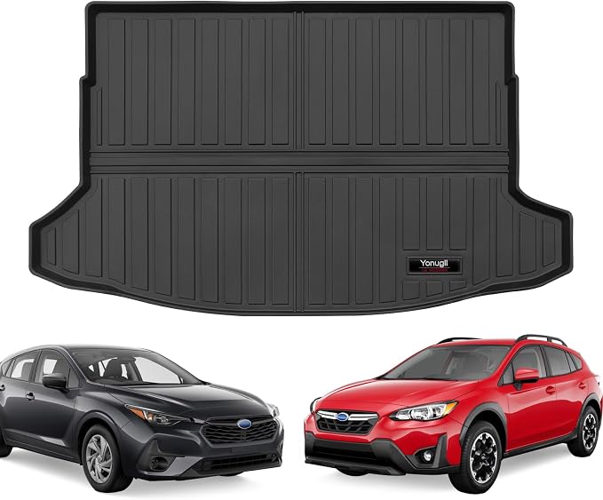 Custom for 2018-2023 Subaru Crosstrek & 2017-2023 Impreza Cargo Mats Trunk Liner All Weather TPE Protection Mat Accessories (for 2018-2023 Subaru Crosstrek/Impreza) - Image 3