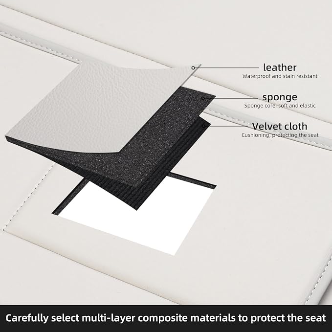 Seat Back Protector,Shields Seat Backs From Kicks and Adds Storage | kick mats back seat protector easy to install and clean, well-crafted, sturdy, durable and stylish.2 Pack - Image 8