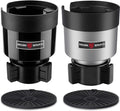 SEVEN SPARTA 2 Pack Car Cup Holder Expander Organizer Adjustable Base, Compatible with Yeti 20/26/30 oz, Hydro Flasks 32/40oz, Nalgenes 30/32/38/48 oz, Other Bottles in 3.4"-3.8" (Black and Silver) | Compatible with Yeti, Hydro Flask & Owala 32-40oz, U... by SevenSparta