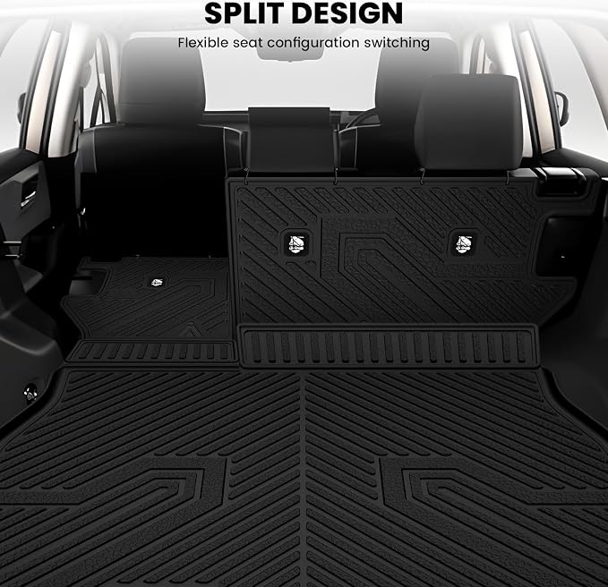 LASFIT Cargo Trunk Mat for Toyota RAV4 2026 Hybrid (Not Fit Plug-in Hybrid) | Fit for Cargo with Subwoofer,100% TPE All Weather Custom Fit Rear Cargo Liner Automotive Accessories Black - Image 7