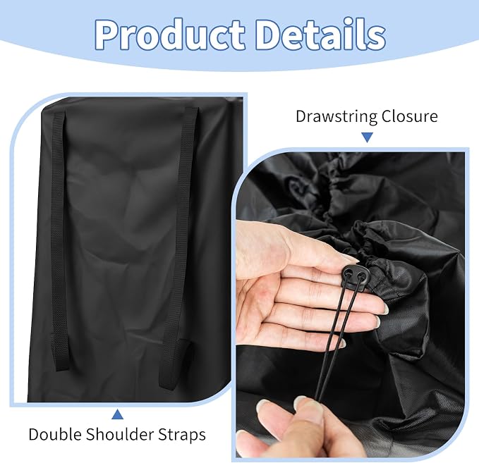 Stroller Travel Bag Compatible with Joie | Water-resistant, Waterproof, Stroller and Car Seat Bag with Shoulder Strap for Airplane Gate Check - Image 3