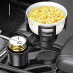 Car Cup Holder Expander, 360° Rotatable Dual Cup Holder Insert, Adjustable 7-16cm Large Drink Holder for Yeti Hydro Flask, Anti-Vibration 2-Tier Vehicle Cup Organizer for Most Car Interior - Image 3