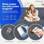 Waterproof Dog Blanket, Non-Slip Soft Pet Bed Cover, Couch Cover for Dogs Washable, Protects Sofa, Furniture, Crate, Car, Tear Resistant Leakproof Pet Blanket (52x82 Inch, Dark Grey) - Image 6