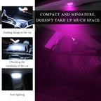Wevdn 2 PCS Car LED Lights Interior Wireless, Sticky Car Ambient Lighting with 6 Bright LED Lamp Beads, Portable USB Rechargeable Vehicle Interior Led Night Light for Car (Pink) - Image 4