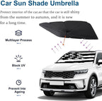Socira Custom Windshield Sun Shade Umbrella Foldable Personalized Car Visor | Car Umbrella Customized Sun Shade Cover Sunshade Front Window Cover Dinosaur Car Accessories Blocks Uv Rays Gifts 57" X 30" - Image 7