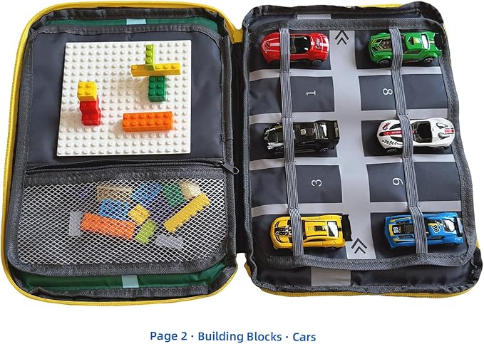 Portable Busy Travel Toys for boys, Quiet Car Airplane Trip Toddler Toy | On-the-Go Play Set,Toy Storage Bag , Essentials & Activities for Long Travel Camping, Gift for Kids Ages 3-5 & 4-8 Years Old - Image 5