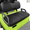 NOKINS Golf Cart Rear Seat Covers for ICON i40L, Star EV & Advanced EV | Diamond Pattern；UV Resistant；All-Weather Protection by NOKINS-GolfCartPartsFactory