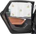 Car Side Window Sun Shade Privacy Curtain for Baby, Car Window Screen, 25"x18" Sun Protection Curtain, Blackout UV Protection Window Shades with Suction Cup for Back Seat (Five Tulips) by Unknown