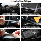 DEHERANE Interior Car LED Strip Lights, APP& RF Remote Control | 6 in 1 Car Ambient Lighting Kit with 315 inches Fiber Optic, 16 Million Colors Car LED Lights, Sync to Music - Image 6