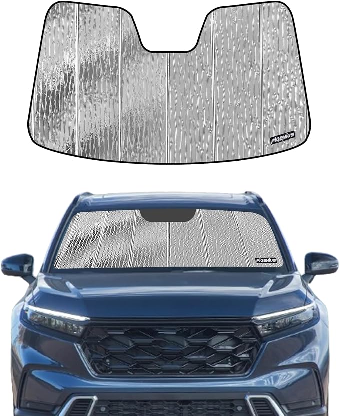 Pigenius Windshield Sunshade for 2012-2016 Honda CR-V, Reversible Silver/Black by Pigenius