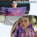 Horeset Sunset Palm Tree Car Seat Towel Cover – Quick-Dry & Washable Front Seat Protector, Universal Fit for Cars SUVs Trucks Sedans Vans, Hawaii Tropical Design - Image 7