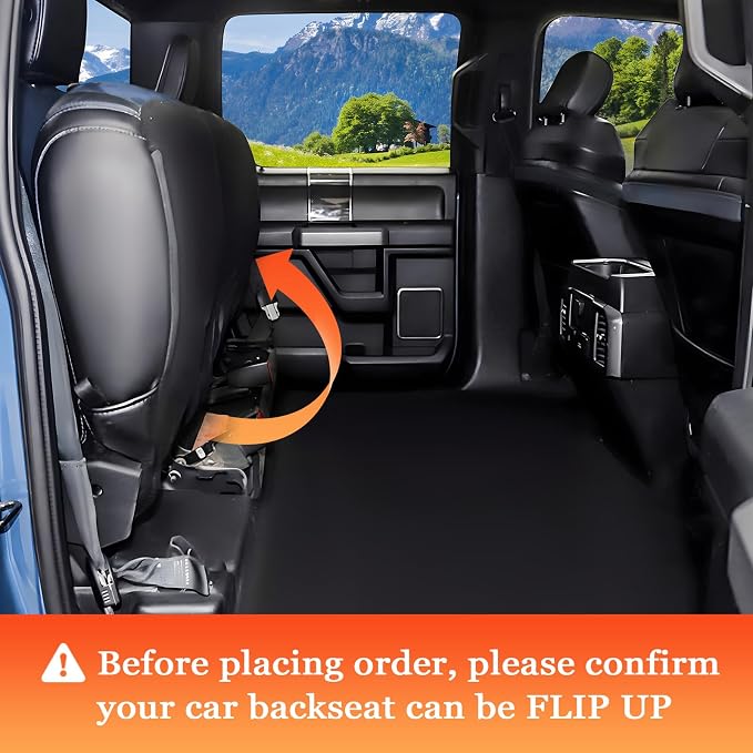 Mancro Waterproof Dog Hammock for Truck, Compatible with F150/RAM, Black | Visible Mesh Window,Great Gift,Storage Pockets,Effortless Cleaning, designed for full-size trucks, water-resistant polyester - Image 7